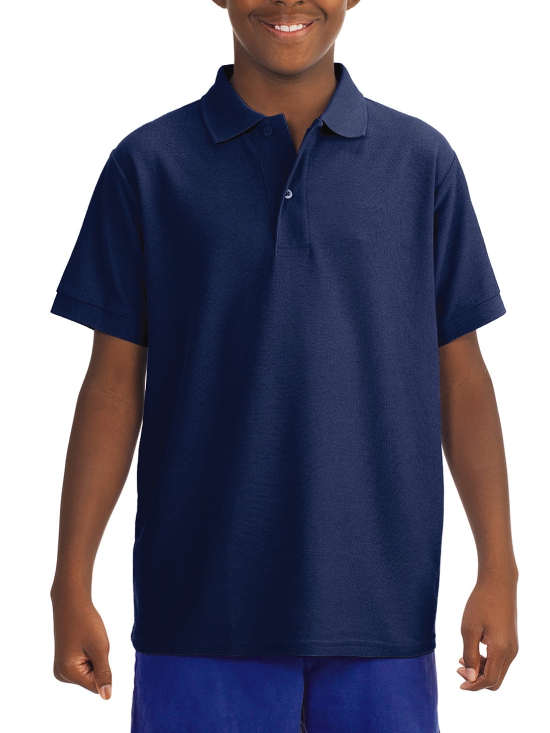 skechers polo shirt kids blue