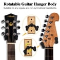 thumbnail image 6 of Guitar Wall Stand, Black Walnut U-Shaped for Acoustic & Electric Guitar 2 pack by XILAZAB, 6 of 10