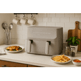 thumbnail image 3 of CRUXGG 10QT Air Fryer Dual Baskets Digital Nonstick Gray Basket Tri-Zone, 3 of 6