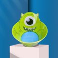 thumbnail image 1 of Tazón de sopa para niños ZHCH melamina grande con dibujos animados 3D figura ojos verdes, 1 of 5