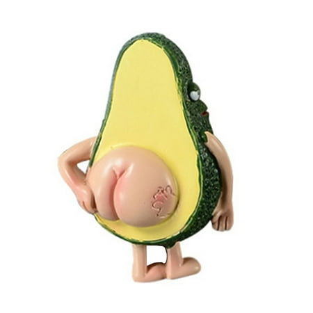 

VIEGINE Cute Refrigerator Magnets Fruit Banana and Avocado Funny Magnets for Fridge Whiteboards Home Decoration Magnetic Objects 3D Gift