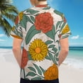 thumbnail image 6 of High Quality Hawaiian Shirts for Men Short Sleeve Aloha Beach Shirt Floral Summer Casual Button Down Shirts Blouses YKULRL, 6 of 7