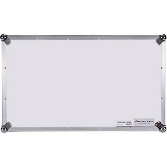 YCS TBHDDJSZWLTWHITE Flight Case pour Contrôleur de Musique DJ USB avec Étagère & Roues