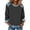 Light Ashy, variant on Women's Denim Trim Sweatshirt, Crewneck Pullover with Denim Accents, Long Sleeve Casual Loose Fit Top, Streetwear Fashion Crewneck Sweatshirt Brown XXXL