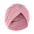thumbnail image 2 of Bucket Hat for Women ，Summer Clearance Women Solid Rhinestone India Muslim Ruffle Chemo Hat Headwear Head Wraps Turbans Beanie Cap Headwraps, 2 of 2