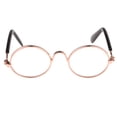 thumbnail image 4 of Lunettes Rondes pour Poupée à l'Échelle 1/6 Lunettes de Soleil pour Poupées Blythe Breloques Transparent, 4 of 7