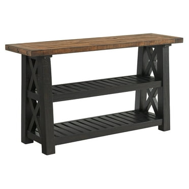 Martin Svensson Home Rustic Collection Sofa Console Table Espresso Com Martin Svensson Home Rustic Collection, Urban Barn Narrow Console Table