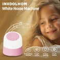 thumbnail image 4 of INXDOLHOM White Noise for Baby, 32 Soothing Sound with Night Light for Home Office Travel, Pink, 4 of 9