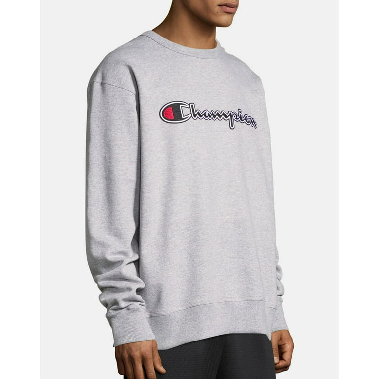 Champion Men Crewneck Long Sleeve Sweatshirts Hoodies Walmart