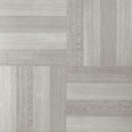 Achim Portfolio 12x12 2.0mm Self Adhesive Vinyl Floor Tile - Ash Grey Wood - 9 Tiles/9 sq. ft.