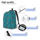 thumbnail image 3 of Balery Funny Cat Blue Mochila Clásica Impresa Básica para Viaje, Mochila Escolar Resistente al Agua, Mochila de Lona con Correas Ajustables-Medium, 3 of 5