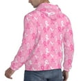 thumbnail image 6 of Wukai Breast Cancer Awareness (3) Print Men Hoodies Fleece Sweatshirts Long Sleeve Sweaters Pullover Fall Outfits Winter Clothes-Small, 6 of 7