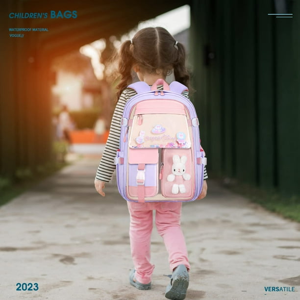 morado Mochila para ninos pequenos de 15 7 pulgadas Mochilas lindas para jardin de infantes Mochila para ninos pequenos en edad preescolar Altura 40 Ancho 30 Grosor 16 cm Walmart en linea