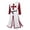D, variant on Men's Templar Knight Halloween Cinched Waist Split Hem Top Cosplay Outfit Renaissance Theme Party Stage Performance Fancy Dress Up Halloween L