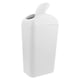 thumbnail image 4 of Cubo de basura delgado de plástico con tapa abatible - Contenedor de basura para espacios reducidos con tapa para baño, cocina, 8 l, 4 of 6