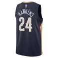 thumbnail image 3 of Unisex Nike Jordan Hawkins Navy New Orleans Pelicans Swingman Jersey - Icon Edition, 3 of 3