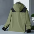 thumbnail image 4 of HongQid Rain Jacket for Women Waterproof Lightweight Windbreaker Jacket with Hood Packable Raincoat with Pockets, 4 of 5
