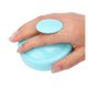 thumbnail image 5 of Cepillo masajeador de cuero cabelludo de silicona para lavar el cabello y combatir la caspa, mango ergonómico, blanco., 5 of 5