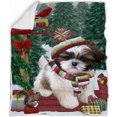 thumbnail image 1 of Couverture pour Chien Shih Tzu Traîneau de Noël BLNKT114780, 1 of 3