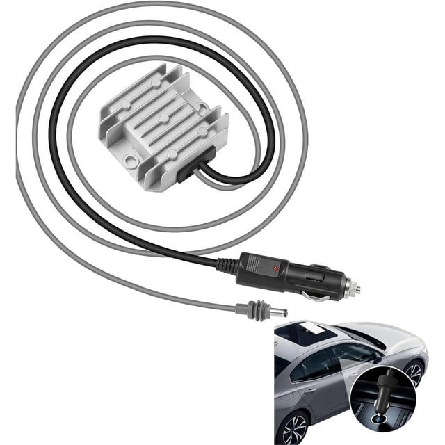 Starlink Cable Adaptador Mini para Encendedor de Cigarrillos de Auto – DC 12-28V a 30V / 10-30V a 57V Convertidor Boost
