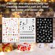 thumbnail image 5 of 6PCS / Set Pegatinas de uñas para Navidad Calcomanías de uñas autoadhesivas DIY Nail TFixol  tipo 2, 5 of 7