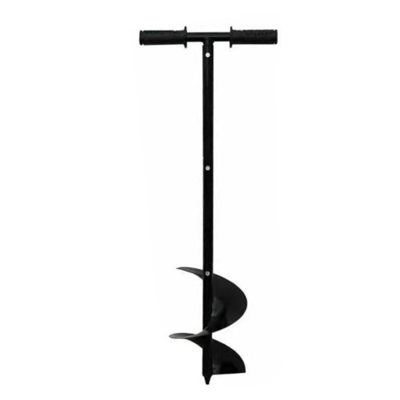 TFixol Eco-Friendly Manual Garden Auger with Cast Steel Tip for Planting, Soil Loosening, and Digging - 200mm