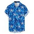 thumbnail image 4 of Awdenio Mens Shirts Summer Beach Hawaiian Shirt Short Sleeve Casual Button Down Tropical Beach Aloha Shirts, 4 of 6