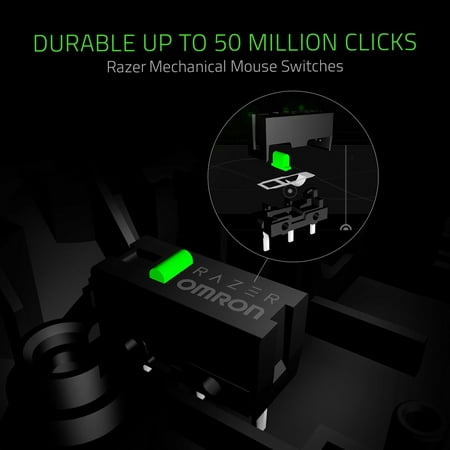 Razer - Naga Trinity Wired Optical Gaming Mouse with Interchangeable Side Plates in 2, 6, 12 Button Configurations - Black
