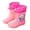 c-338Pink108, variant on HAYIMI Kids Rainboots Outdoor Waterproof Round Toe Child Rain Boots With Cartoon Dinosaur Design Baby Outerwear Boys Girls Cute Short Term Water Shoes Cute Footwear