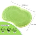 thumbnail image 2 of Shower Foot Massager Scrubber Mat, Foot Scrubber For Use In Shower With Non-slip Suction Cups Soothe Achy Feet, 2 of 3