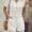 White, variant on ZOELNIC Womens Fashion 2 Piece Outfits Lace V Neck Short Sleeve Tops Set Matching Shorts Lounge Sets, S
