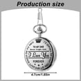 thumbnail image 5 of For Stepdad From / Engraved Pocket Watch Birthday Anniversary Meaningful Year Gifts，Fathers Day For Stepdad, 5 of 5