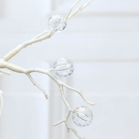 Wedding Ball - Efavormart 108 PCS Acrylic Crystal Garland Hanging Wedding Party Decoration Clear Ball Design
