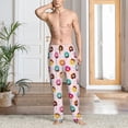thumbnail image 2 of Saiise Colorful Donuts Print Mens Pajama Pants for Men,Mens Lounge Pants,Funny Gifts for Men,Men's Pajama Bottoms-Large, 2 of 6