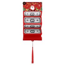 Yucurem 1 Pieces Christmas Cash Gift Envelope, 2026 New Christmas Money Holder or DIY Cash Gift Card Holder with 10 Slots, Surprise Christmas Xmas Gift for Women Men