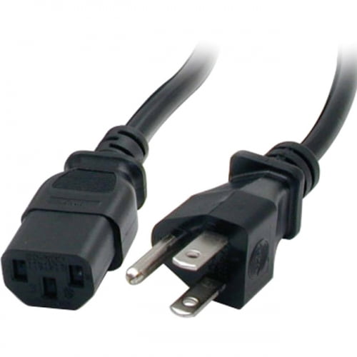 StarTech 20 Ft Standard Computer Power Cord NEMA5 15P To C13 startech-20-ft-standard-computer-power-cord-nema5-15p-to-c13