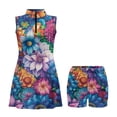 thumbnail image 4 of Pzuqiu Colorful Mandala Sleevesless Workout Dress Women Size XS Unique Design Athletic Casual Golf Tops Personalized Activewear Moisture Wicking Gifts for Female Golfers, 4 of 7