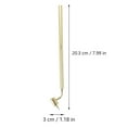 thumbnail image 2 of EXHUMKY 1Ud Bolígrafo Fluido De Línea Fina Con Cuerpo De Aluminio Dorado Para Manualidades, 2 of 7