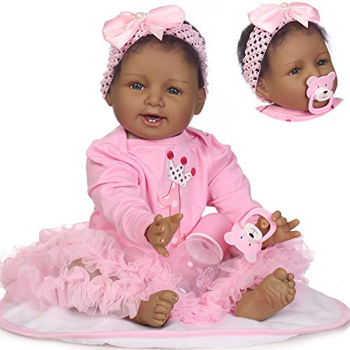 black silicone reborn baby dolls