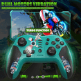 thumbnail image 3 of Switch Controller, Wireless Switch Pro Controller for Switch/ Switch Lite/ PS3/ PC with 600mAh Built-in Battery, Wireless Remote Gamepad Supports Gyro Axis, Turbo and Dual Vibration-Green, 3 of 5