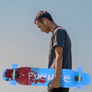 46in Canada Maple Longboard Skateboard Drop Through Complete Skateboard