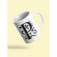 thumbnail image 3 of Letter P Black Design  Mug Unisex's -Image by Shutterstock, 3 of 4