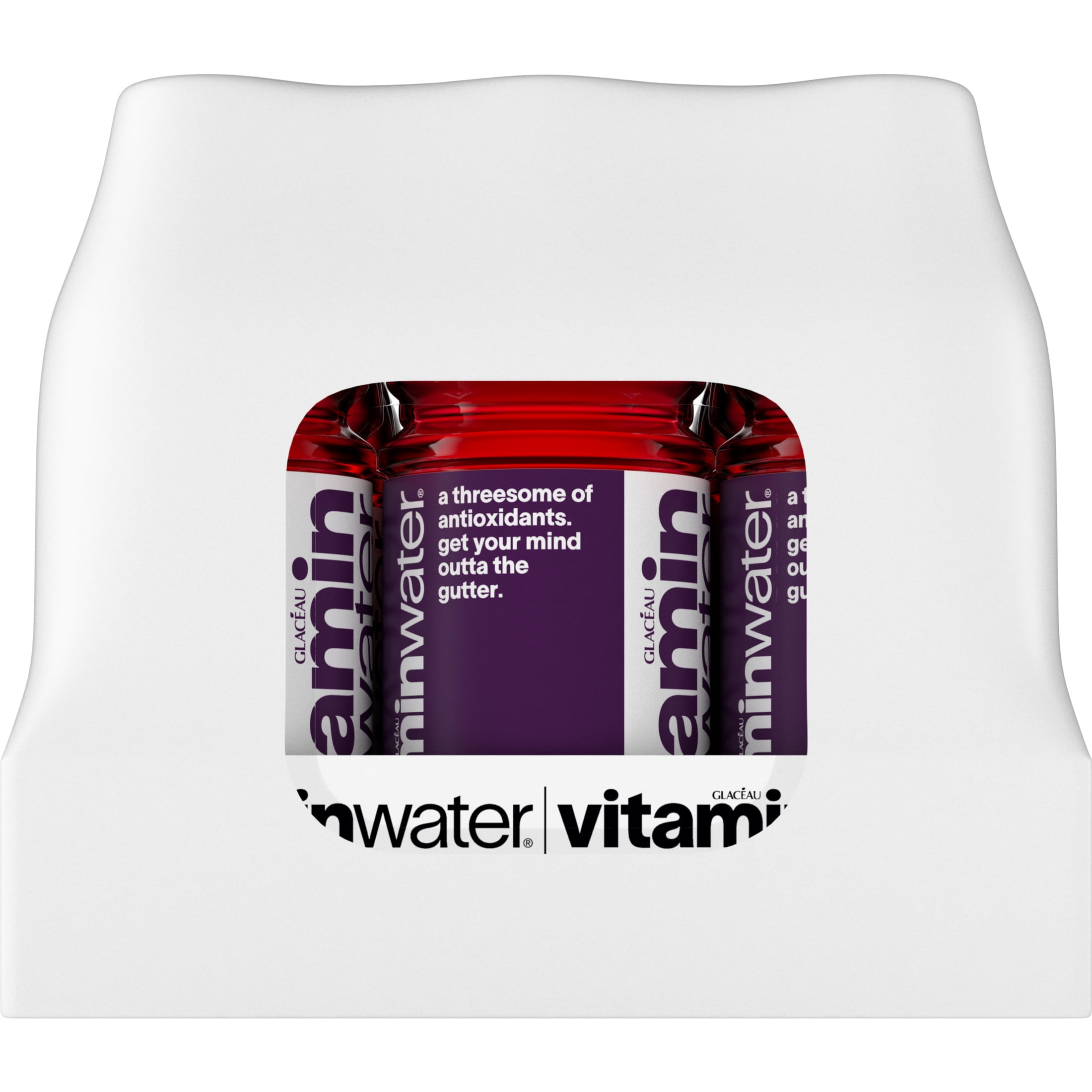 vitaminwater XXX Zero Sugar Acai-Blueberry-Pomegranate Water Beverage Bottles, 20 fl oz, 12 Pack