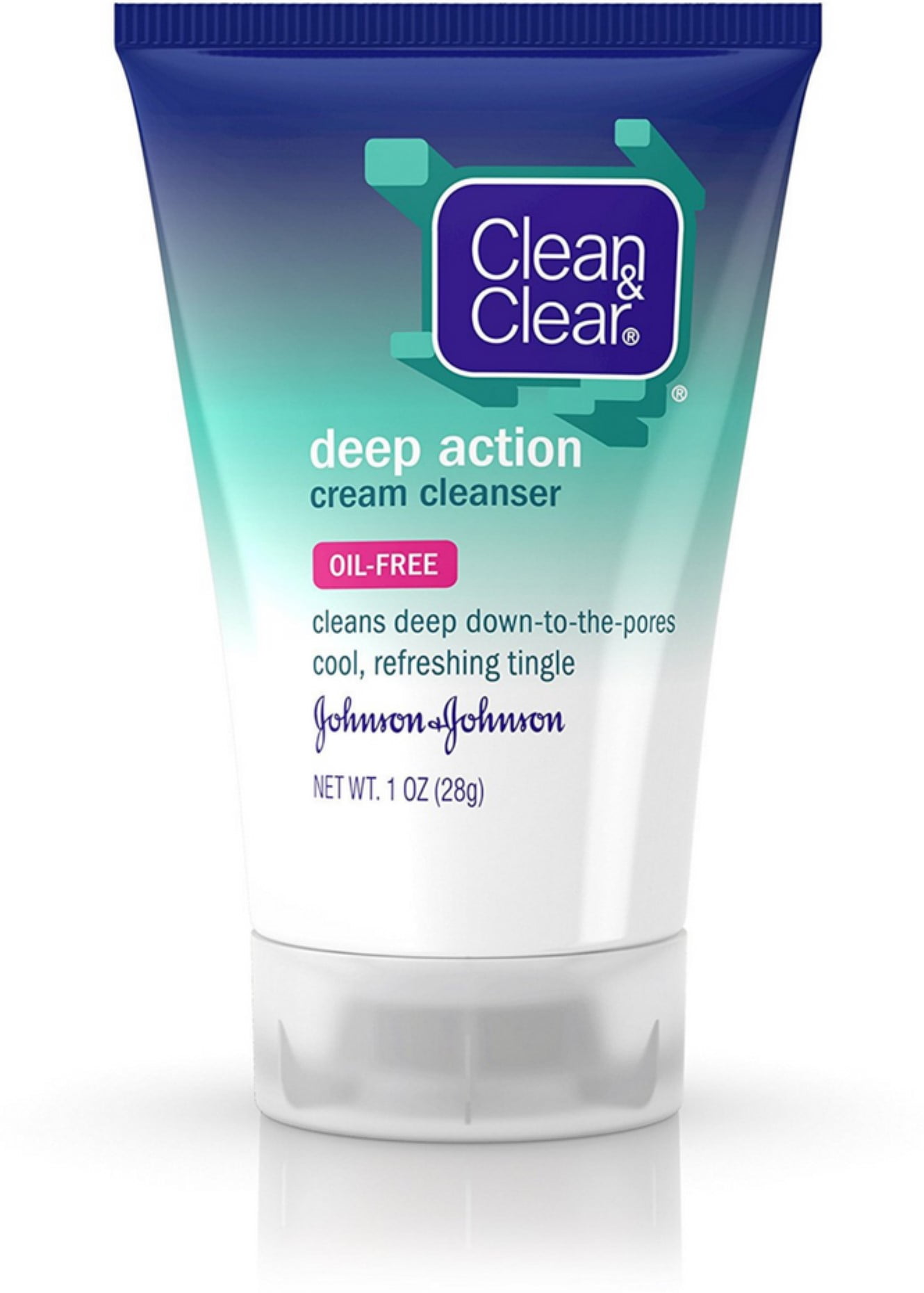 CLEAN & CLEAR Deep Action Cream Facial Cleanser 1 oz (Pack of 3