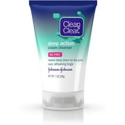 CLEAN & CLEAR Deep Action Cream Facial Cleanser 1 oz (Pack of 3)