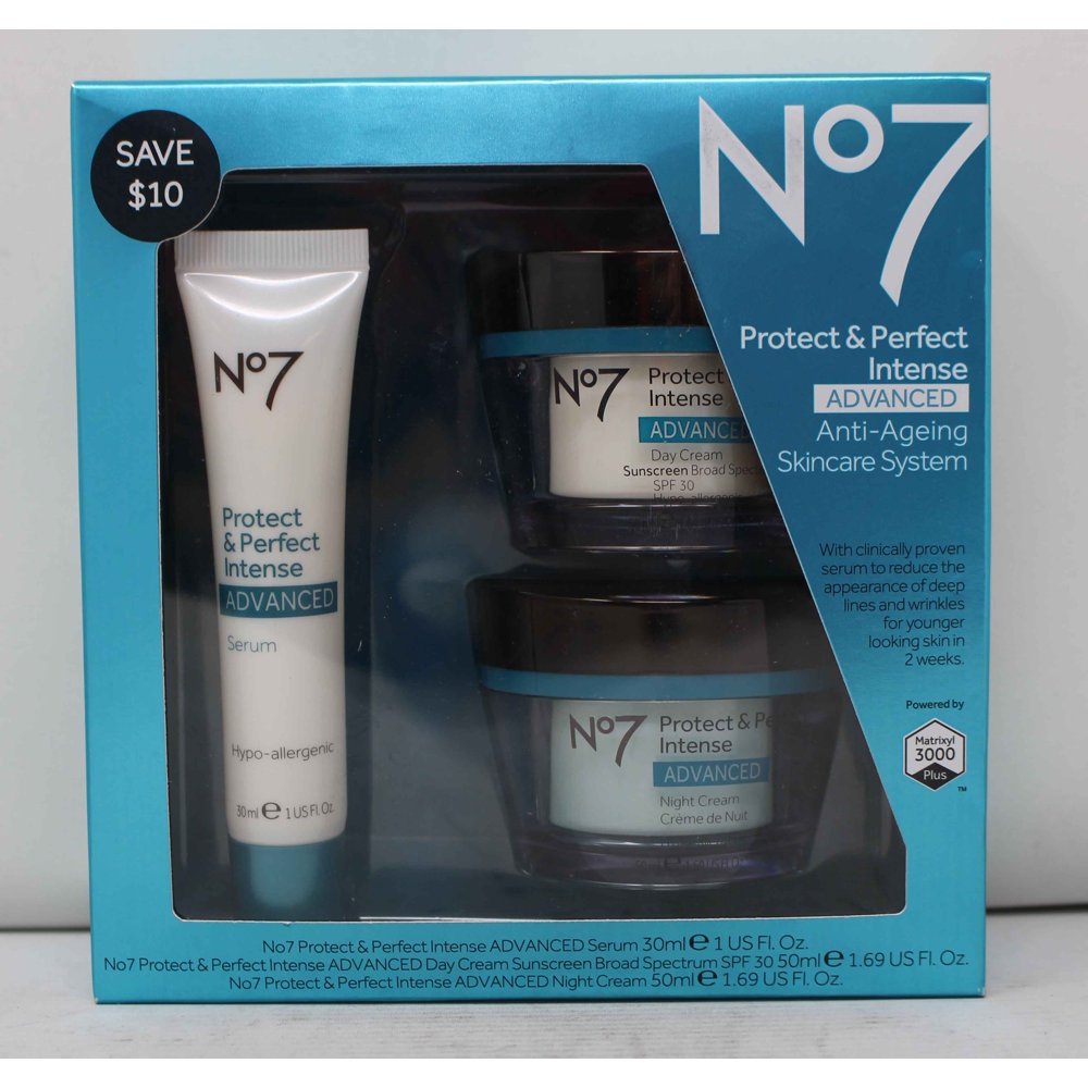 No. 7 Protect & Perfect Intense Advanced AntiAging Skincare System