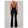 thumbnail image 5 of SKQIT Women 2 Piece Workout Sets Padded Cross Back Crop Tank High Waist Flare Leggings Sets Yoga Outfits, 5 of 7