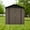 Brown, variant on Outdoor Storage Garden Sheds 6FTx4FT Apex Roof Lockable Doors for Backyard White+Yellow
