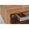 thumbnail image 5 of Signature Design by Ashley Dressonni Modern Rectangular Coffee Table, Brown, 5 of 6