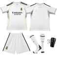 thumbnail image 1 of 25-26 New Real Madrid Club Home Blank Football Jersey Set, 1 of 2